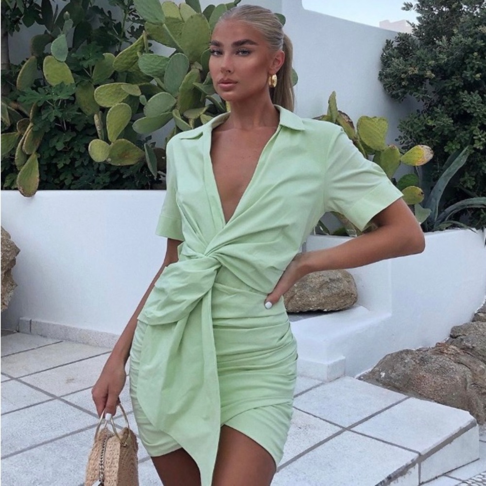 Zara Green Dress